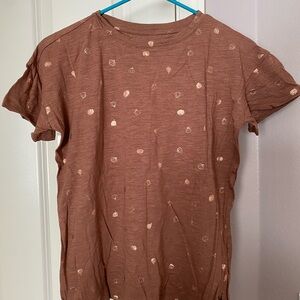 Maurices Brown Pumpkin Tee